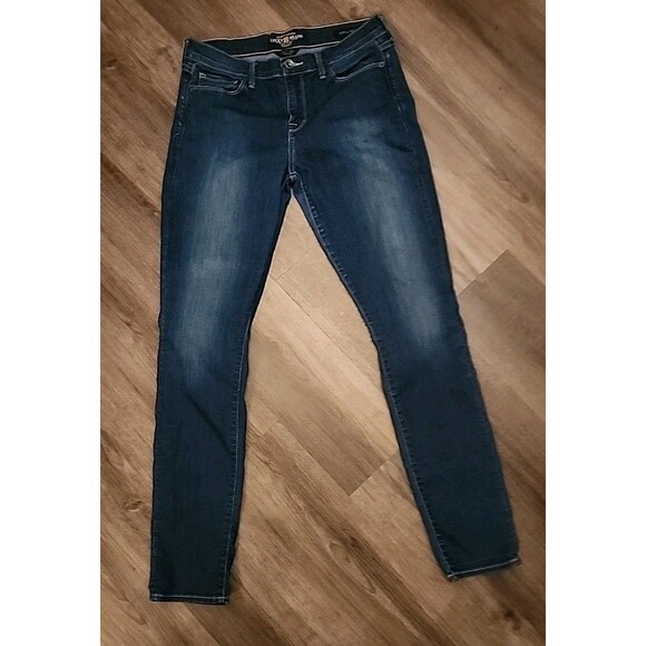 Lucky Brand Womens Jean 10/30 Straight Sofia Skinny Medium Wash Denim Capote - Picture 10 of 12